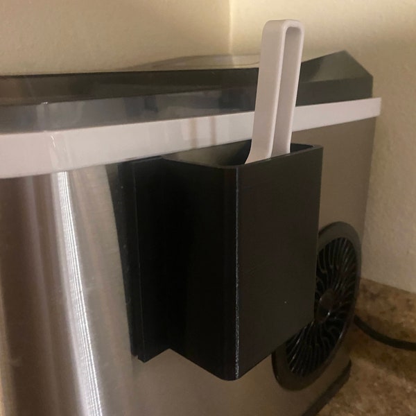 3D Printed Magnetic Scoop Holder for Countertop Ice Maker - Organize & Accessorize Your Kitchen!