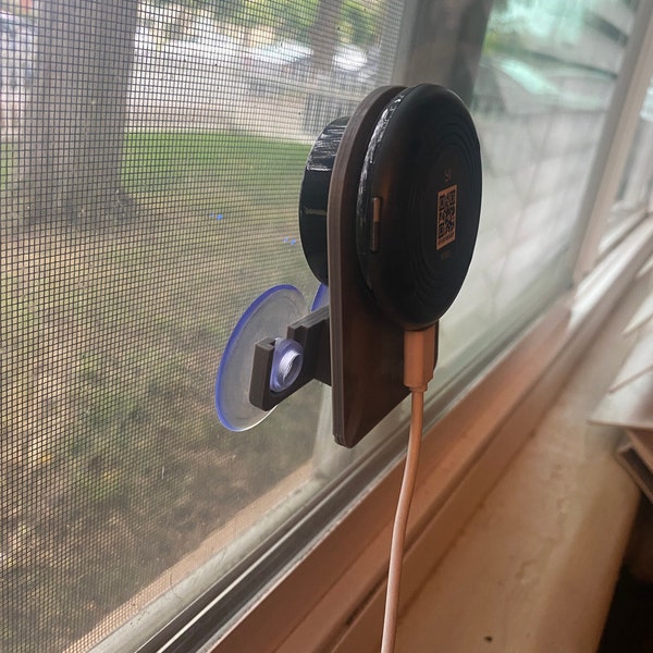 3d printed suction cup mount for yi home cameras - secure & versatile camera mounting solution