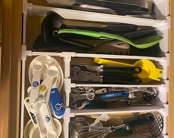 3D Printed Custom Drawer Organizer Fittings – DIY Storage Solution