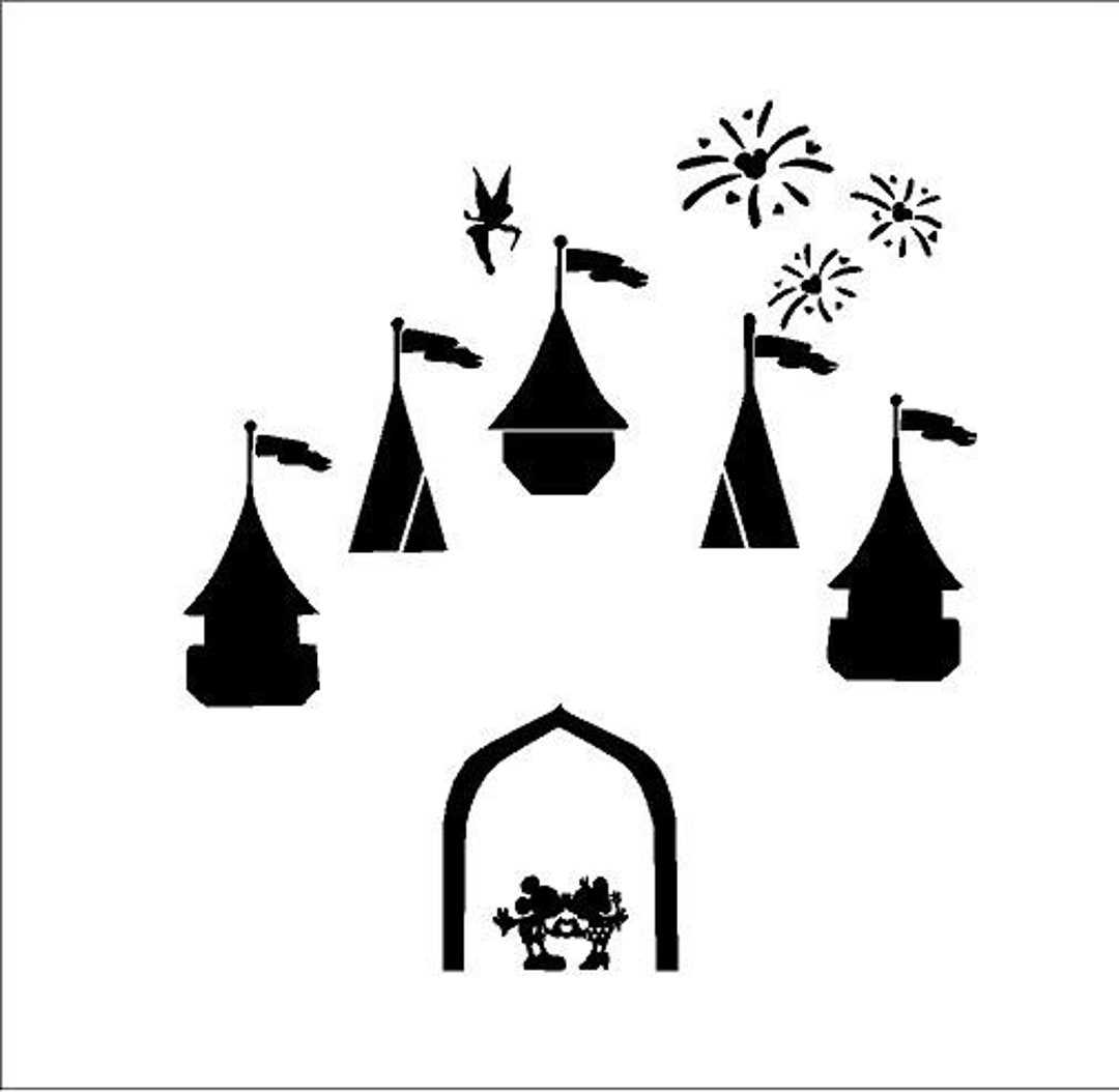 Disney Castle Wall Decal Disney Castle Photo Castle Decal Disney Castle ...