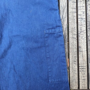 Vintage Workwear Hose/ Arbeiterhose Stilvoll und Robust in Blau mit Fischgrätenmuster imagem 5