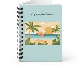 vacation journal, vacation goals journal,  retirement vacation journal,  journals for retirees, vacationers journals