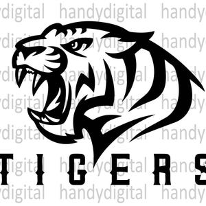 Tigers,  SVG, PDF, PNG, EPs, Ai Instant Digital Download