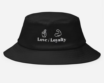 Old School Bucket Hat with Logo