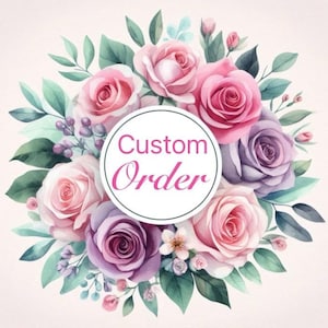 Custom Order Cake Topper (New Theme)