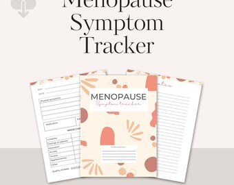 'EmpowerMe' täglicher Symptome Tracker, Perimenopause & Menopause Planer, Achtsamkeit, druckbare PDF, 8,5 "x 11"