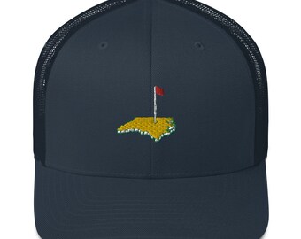Czapka golfowa North Carolina, czapka golfowa inspirowana Masters, prezent dla golfisty, prezenty na wieczór kawalerski