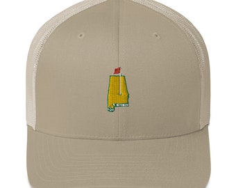 Alabama Golf Masters inspired Trucker Hat Gift for Golfers Gift for Father's Day Gift for Mother's Day Alabama Golf Hat