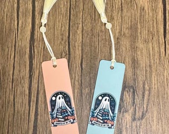 Haunted by my TBR Bookmark spooky, Halloween, reading