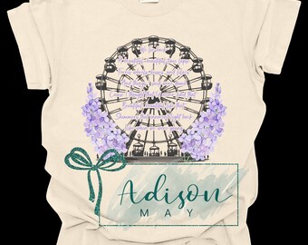 Ferris wheels, kisses and lilacs shirt, Eldest daughter