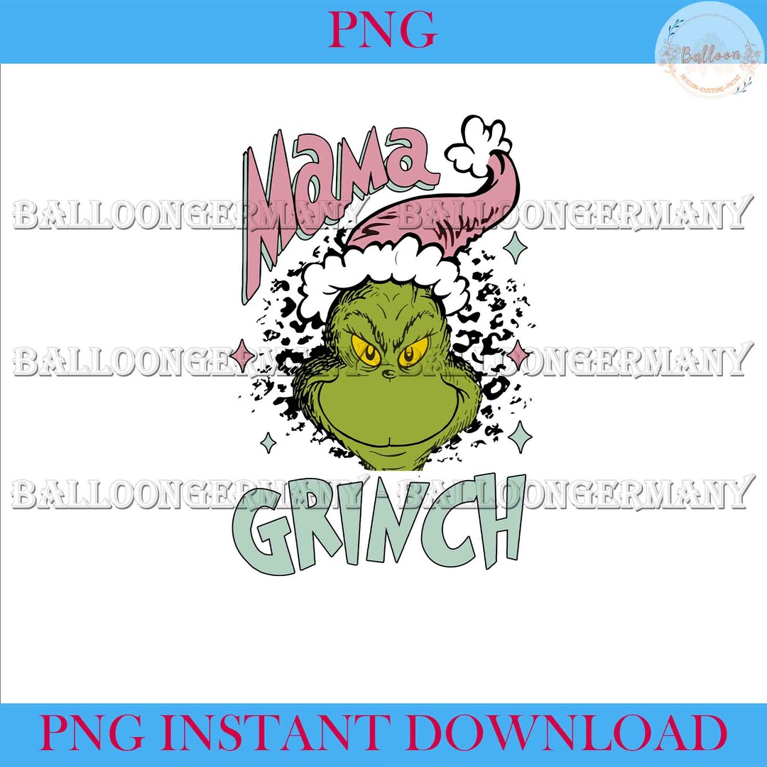 Mama Grinch Png the Grinch Png Grinch Mamapng Christmas - Etsy