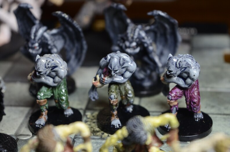 D&D Castle Ravenloft With Painted Miniatures Etsy