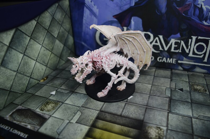 D&D Castle Ravenloft With Painted Miniatures Etsy