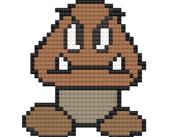Goomba Cross Stitch Pattern PDF - Etsy