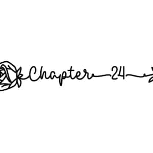Diseños numerados del encabezado del capítulo Rose Romance. Gráficos de capítulos para novelas y libros electrónicos autoeditados. Cabeceras decorativas transparentes.