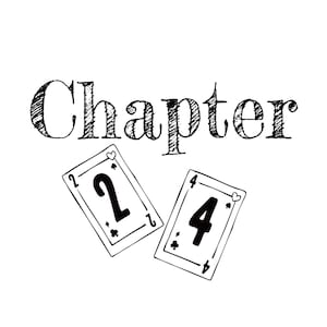 Encabezado de capítulo de naipes de jugador, Diseños numerados, Gráficos de capítulo para novelas y libros electrónicos autoeditados, Encabezado decorativo transparente