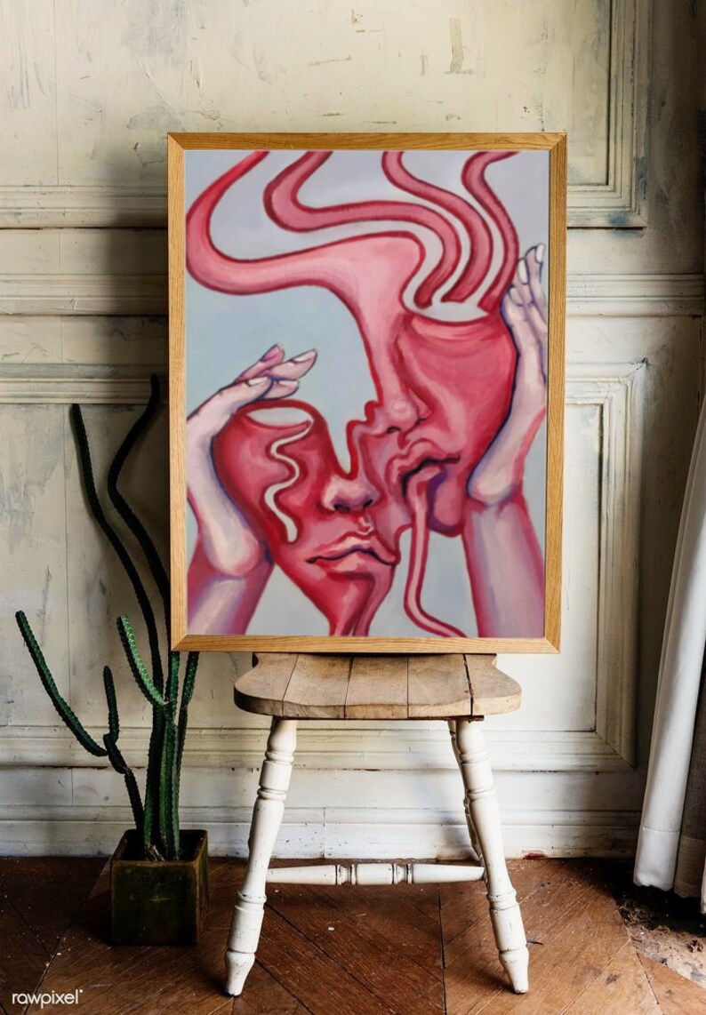 Modern Abstract Art Gallery Wall Art Abstract Art Colorful Etsy