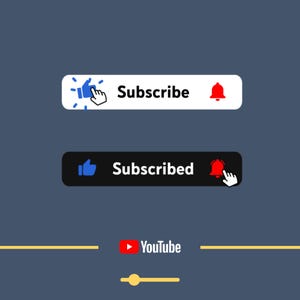 Animated Youtube Like, Subscribe, Notification Lower third