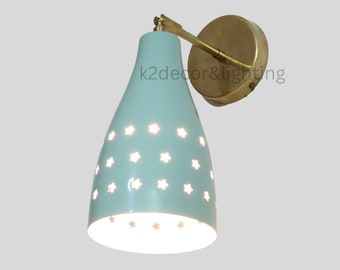 Applique da parete in ottone moderno di metà secolo - Luce d'accento regolabile