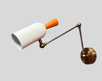 Handmade Brass Wall Lamp - Modern Italian Design Sconce