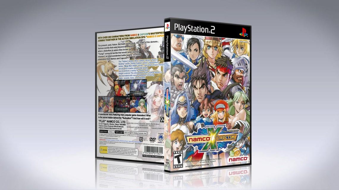 Namco X Capcom ENGLISH TRANSLATION [PS2] W/dvd Case & Artwork Insert - Etsy