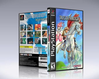 Tales of Phantasia ENGLISH TRANSLATION [PS1] w/DVD Case & Artwork Insert
