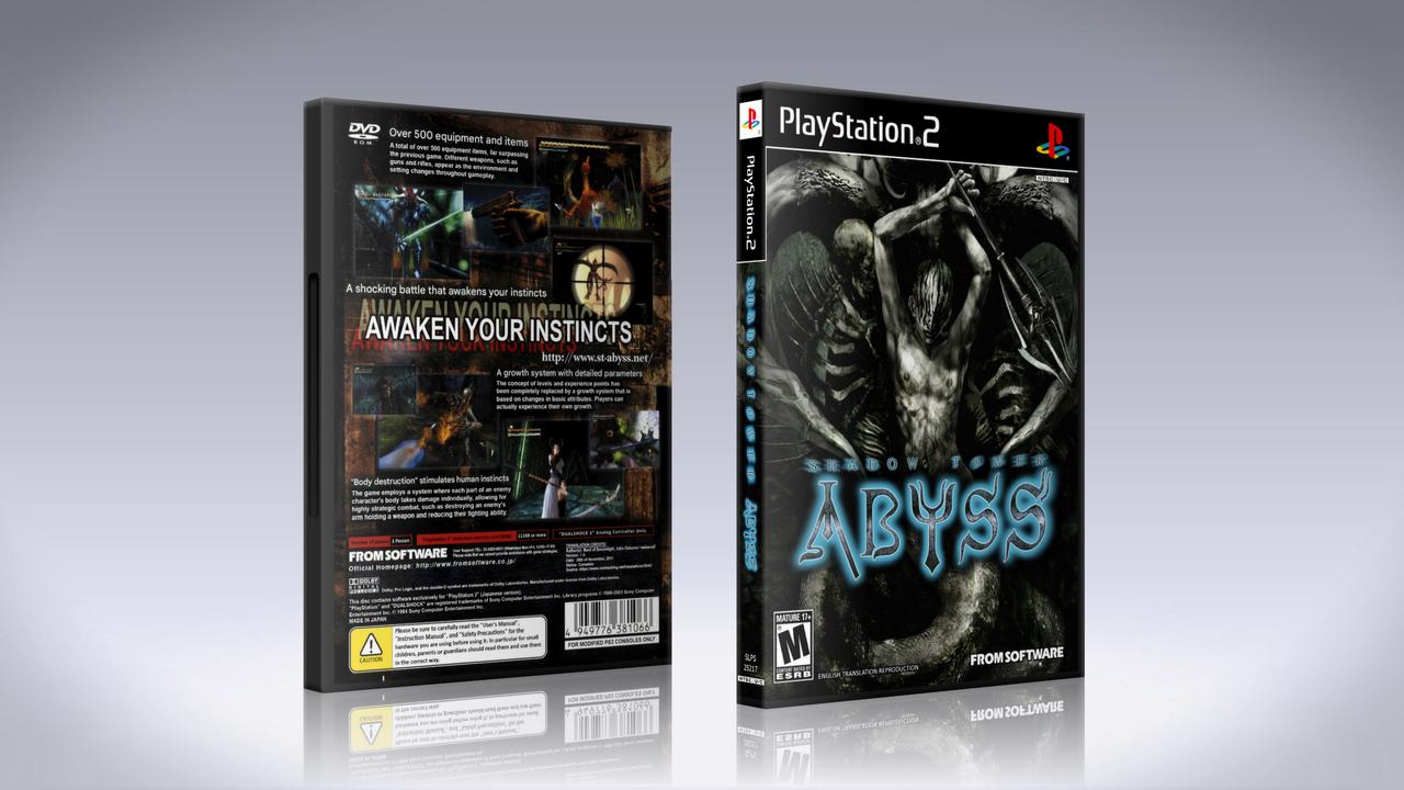 SHADOW TOWER 販促B2ポスター　プレステ Custom Printed Shadow Tower Abyss Playstation 2 English - Etsy
