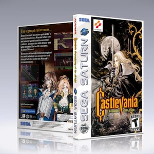 Castlevania SOTN ENGLISH Translation [Sega Saturn] w/DVD Case & Artwork Insert