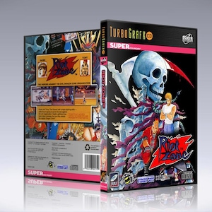 Riot Zone (TurboGrafx CD) w/DVD Case & Artwork Insert