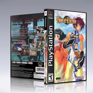 Tales of Eternia TITLE RESTORATION [PS1] w/DVD Case & Artwork Insert