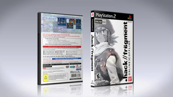 Dot Hack Fragment ENGLISH TRANSLATION [PS2] W/dvd Case & Artwork