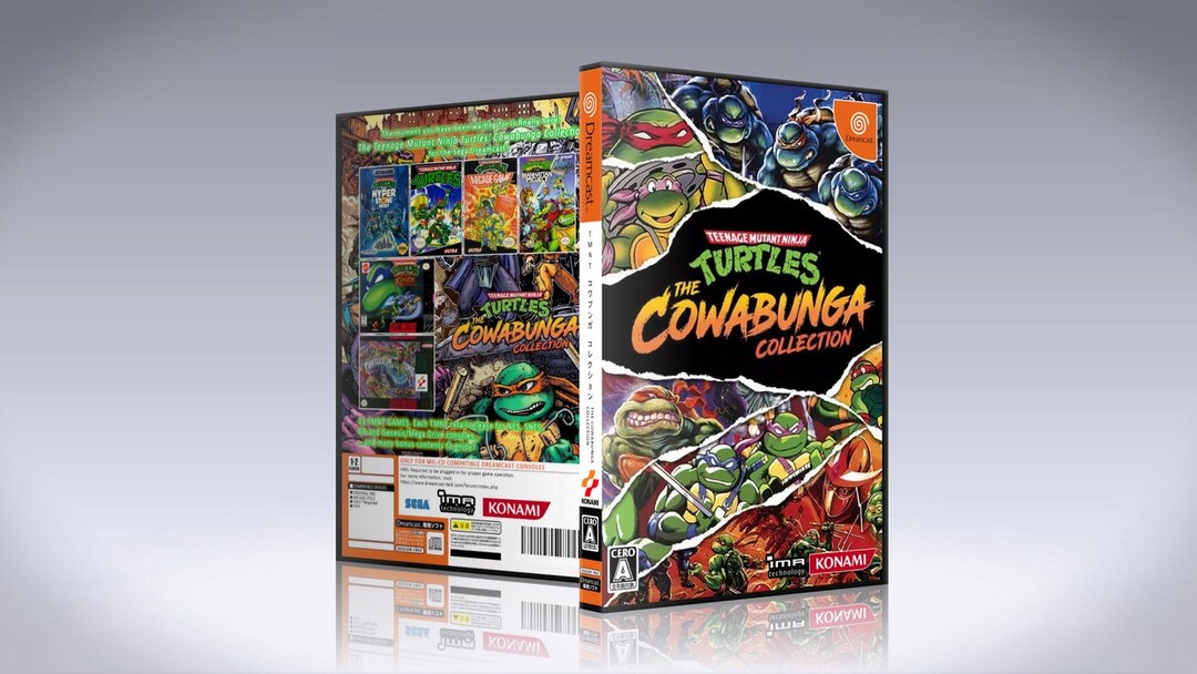 TMNT Cowabunga Collection [dreamcast] W/case & ART Etsy
