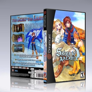 Skies of Arcadia [Dreamcast] w/DVD Case & Artwork Insert