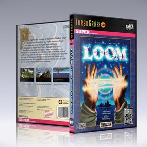 LOOM [TurboGrafx CD] w/DVD Case & Artwork Insert