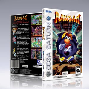 Rayman [Sega Saturn] w/DVD Case & Artwork Insert