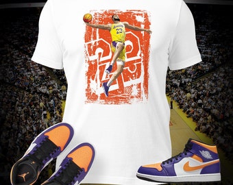 Camiseta LebronJL23 - Diseño Premium 2023 – Camiseta para combinar con zapatillas