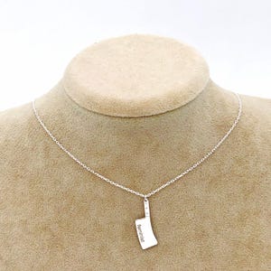 Sterling Silver Feminist Necklace: Empowerment Jewelry Gift