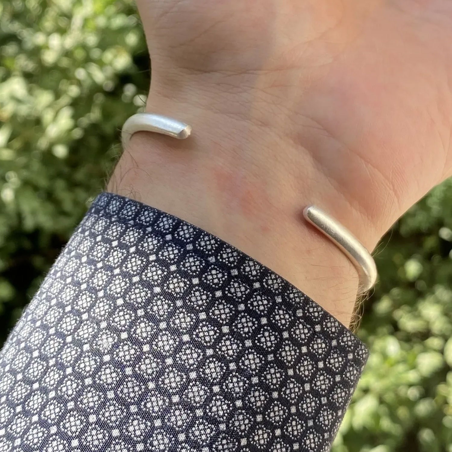 Mens Jewelry Silver Plated Metalwork Cubic Zirconia Bracelet