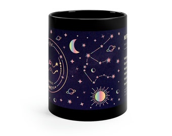 Aquarius mug 11oz Black Mug