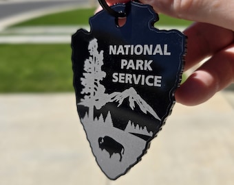 National Park Service acrylic keychains