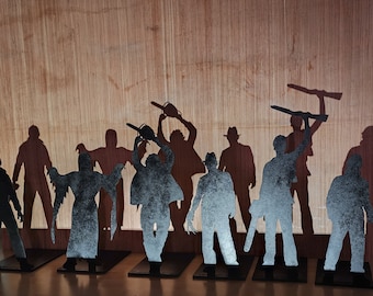 Halloween horror movie shadow figures