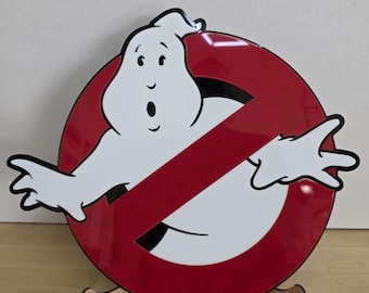 Ghostbusters movie logo laser cut acrylic sign