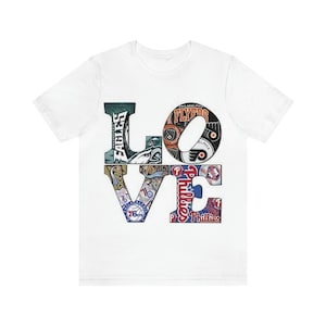 Philadelphia Sports LOVE sign Brotherly Love t-shirt