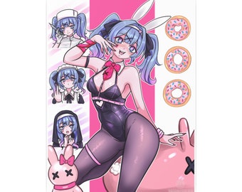 Miku Rabbit Hole Deco*27 Print