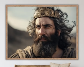 David der Eroberer und ein fesselndes Porträt des biblischen Königs und des Psalmisten