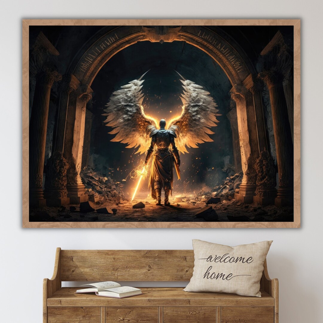 Der Engel Im Garten Eden DIGITAL DOWNLOAD Jesus Bibel Kunst, Modernes