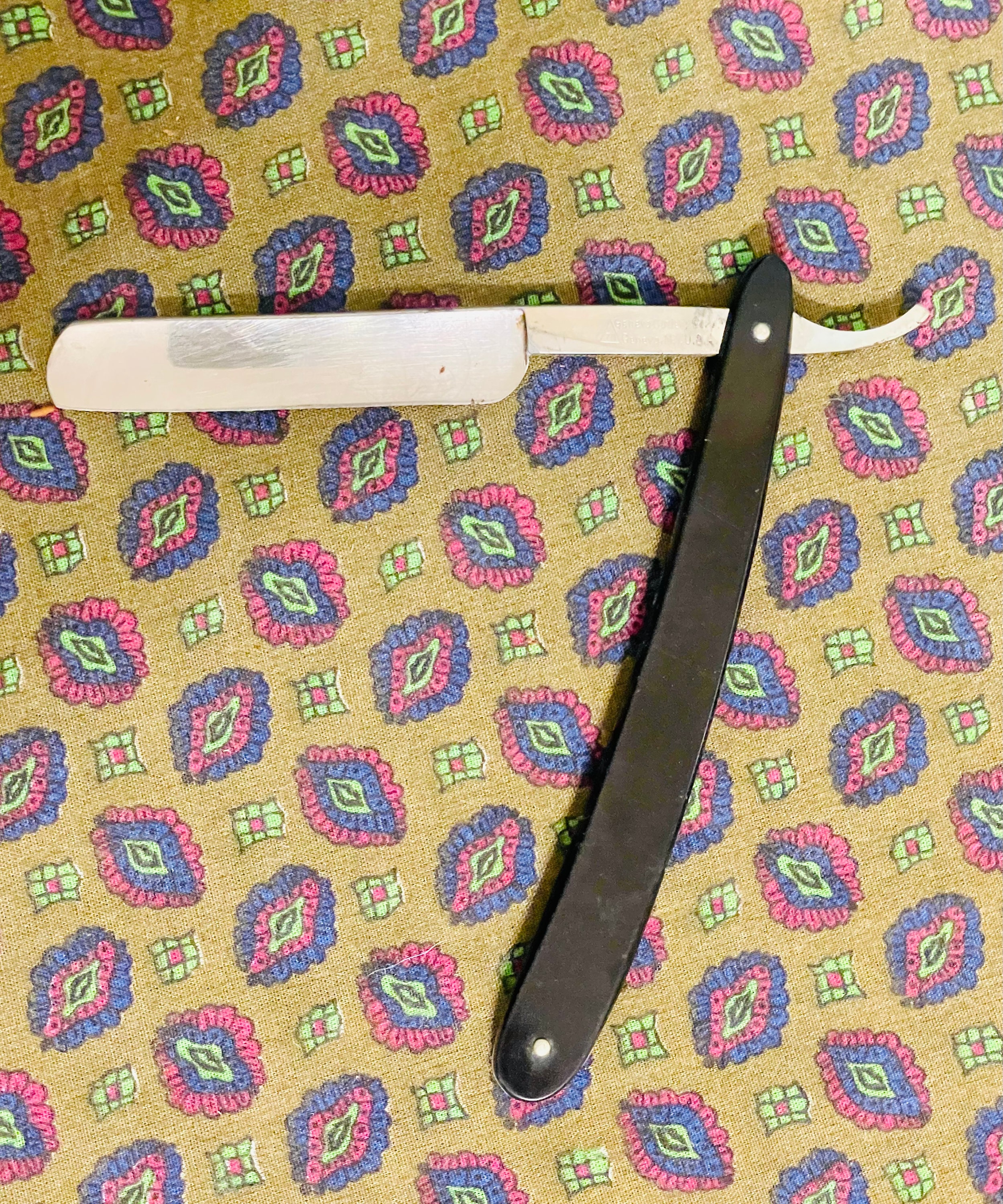 Pyramid Razor 1920's Straight Razor 7N Pyramid Model Geneva Cutlery Co, Geneva, N.Y ...