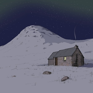 Corrour Bothy Print