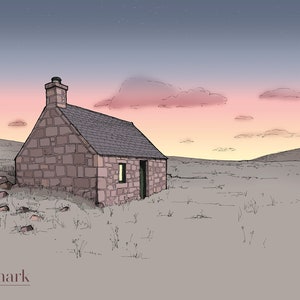 Sheilin O&#39; Mark Bothy Print