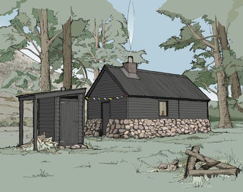 Bob Scott's Bothy Print